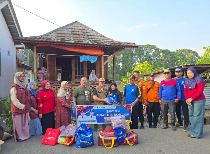Rumah Warga Longsor di Lais, Bupati HM Toha Tohet Perintahkan Penanganan Darurat dan Bantuan Korban